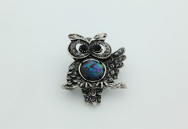 Брошь "Совенок"