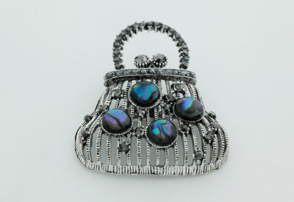 Брошь "Сумочка"