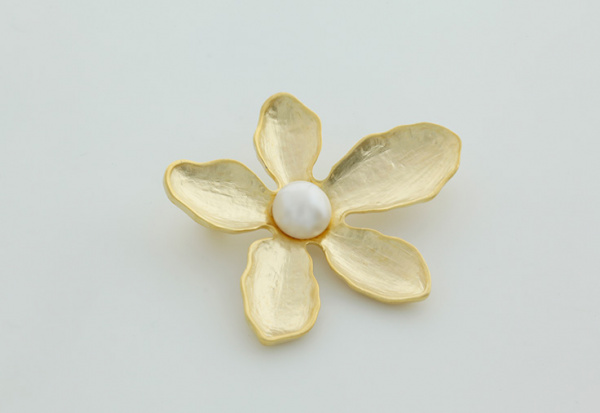 Брошь-подвеска "Золотой цветок"